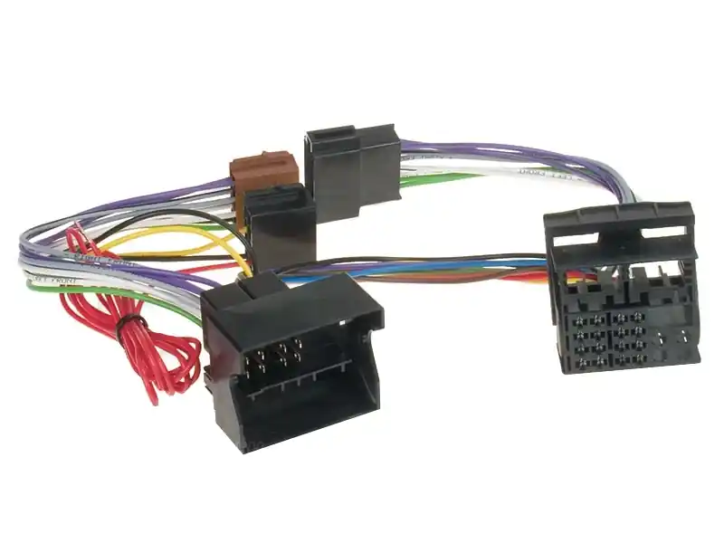 Autoradio Adapter Quadlock auf ISO Stecker zu AUDI SEAT GOLF usw PARROT Freisprecheinrichtung Expressversand