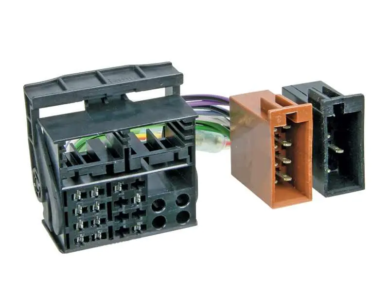 Super-Preis Autoradio Adapter Quadlock auf ISO Stecker zu AUDI SEAT SKODA VW GOLF usw
