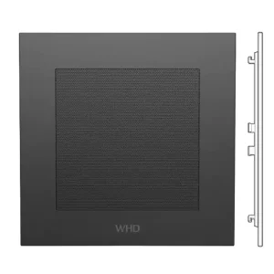 Blende Abdeckung Kunststoff Schwarz Quadratisch für MR240 Lautsprecher KBA Basic M240 Versand Am Gleichen Tag