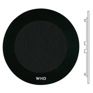 Saisonangebot Blende Abdeckung Kunststoff Schwarz Rund für MR240 Lautsprecher KBRA Basic M240