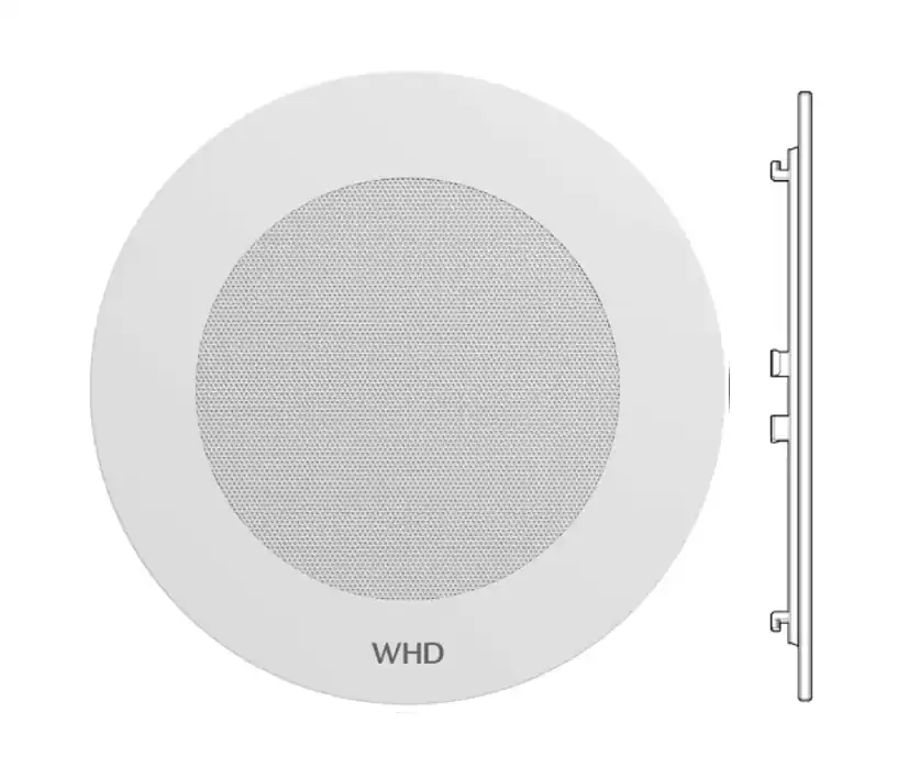 Sonderangebot Blende Abdeckung Kunststoff Weiss Rund für MR240 Lautsprecher KBW Basic M240