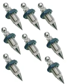 Boxenfuss SPIKES SET 35x8mm vernickelt 8 Stück im Set Füße Sonderaktion