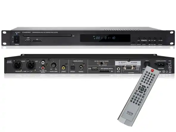 CD MP3 USB Player Rackeinbau mit Fernbedienung PC1000RMKII Nur Für Kurze Zeit