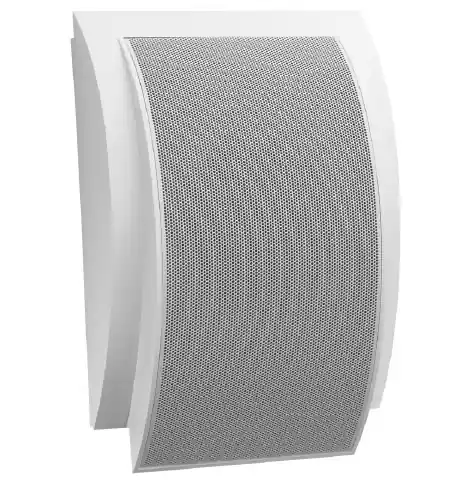 Design Wandlautsprecher 40Watt 8Ohm 2-wege System Weiss 312x210mm Preisreduziert
