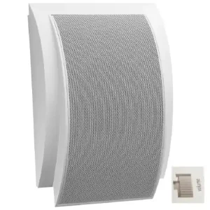 Gratis Versand Design Wandlautsprecher mit Regler 10W mit ELA Trafo 312x210mm Weiss