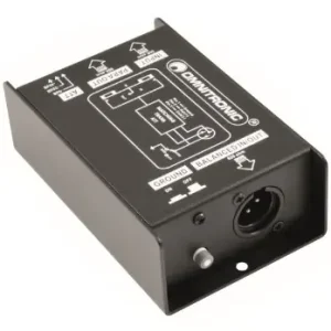 Markenware DI Box Audio Trenntrafo Klinke XLR Massetrenner Masse Entkoppler Massetrenner