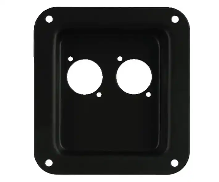 Kostenloser Rückversand Einbauschale Metall Terminal für 2 Speakon Buchsen D-Type Einsatz