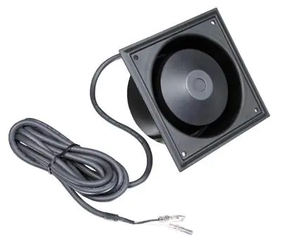 ELA 100V 12W Einbaulautsprecher DK121 Druckkammerhorn ALU Schwarz Wochenendangebot