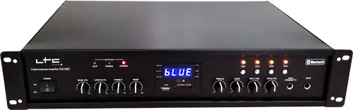 Rabatt ELA Verstärker 120/90W mit 4-8Ohm 100V 4Zonen Bluetooth USB MP3 Player UKW Tuner und FB