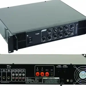 Sichere Zahlung ELA Verstärker 240/120W 6Eingänge MPS120 100V oder 4-8ohm Mischverstärler