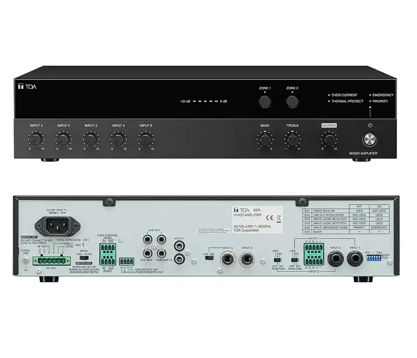 ELA Verstärker 480W A3548D 230V ELA 100V + 4-16ohm Ausgang 5-Eingänge Direktkauf