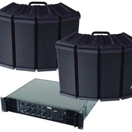 Super-Preis Freiflächen Lautsprecheranlage Set-10 (3-teilig)