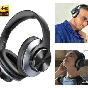 Saisonangebot Funkkopfhörer Bluetooth Stereo mit Lithiumakku 50h Laufzeit mit ANC Active Noise Cancelling