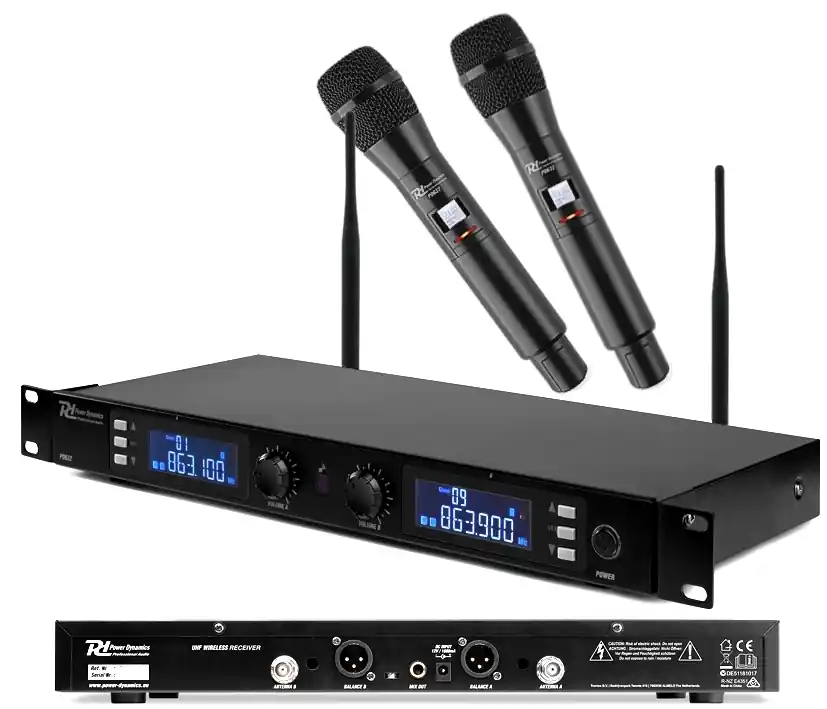 Funkmikrofon Set U632 Empfänger mit 2x Funkmikro und Antennen Kostenfreie Lieferung