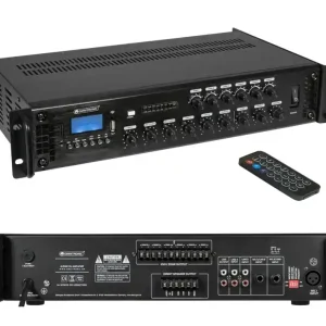 ELA Verstärker 720W 6-Zonen Regelung 5-Input Bluetooth USB-MP3 Player 100V und 4-8ohm ELA Zentrale Neue Kollektion