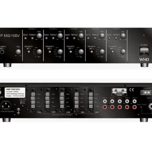 ELA Verstärker WHD AMP550-100V 5-Zonen AudioMatrix mit 5x50W Endstufe Neu