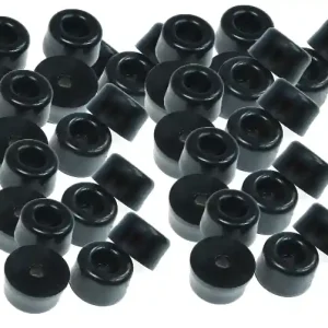 Im Trend Gerätefüße schraubbare Füße 12mm RUND 50Stück Pack