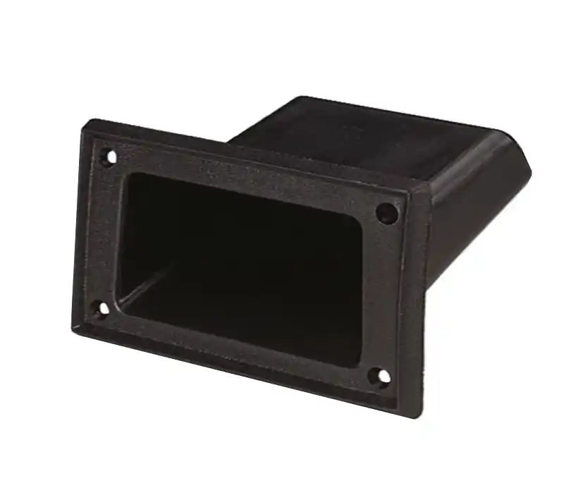 Sichere Zahlung Griff 133x82mm Griffschale aus Kunststoff zum einbauen Schwarz