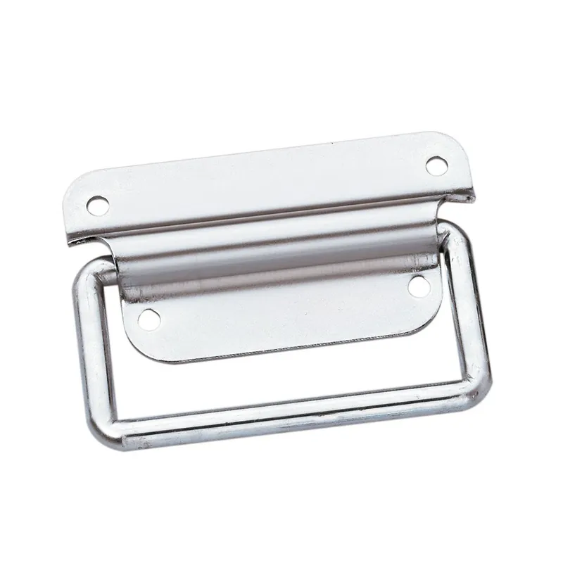 Abverkauf Griff Klappgriff 103x80mm Universal verzinkt Silberfarben
