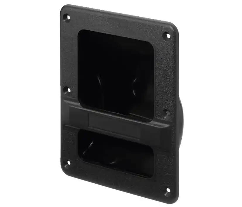 Griffschale aus Kunststoff zum einbauen 210x162mm Schwarz Bestpreis