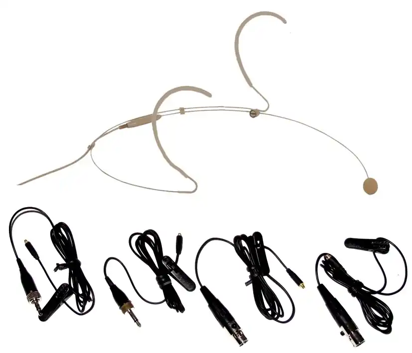 Direkt Vom Hersteller Headset Mikrofon Nackenbügelmikrofon CMX726 Skin mit 4-versch Steckern für AKG Sennheiser Shure ua