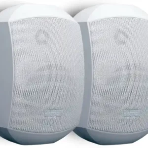 Großhandel IP64 Wandlautsprecher 2x100W ELA-100V Mask6T Weiss mit 100V ELA Übertrager Paar