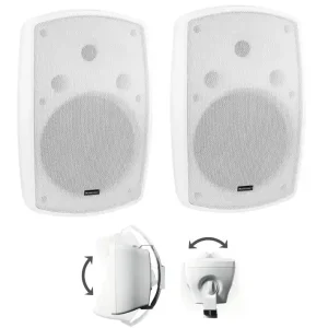 Jetzt Bestellen IP65 Lautsprecher wetterfest 2x100W 8ohm Betrieb Weiss OD-8