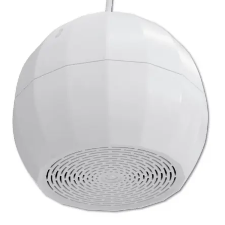 Kugellautsprecher 180mm 20W weißes ABS-Gehäuse mit 100V Übertrager Designlautsprecher Meistverkauft