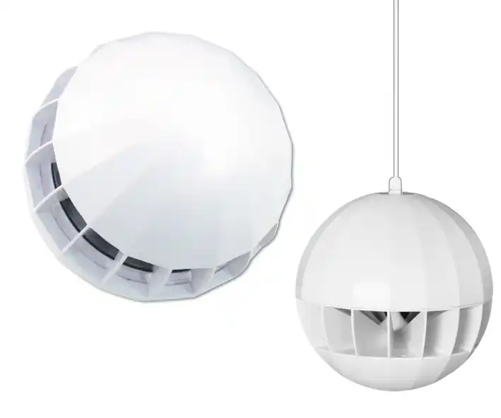 Neu Kugellautsprecher 254mm 80W 360° Breitbandsystem IP56 mit 100V ELA Übertrager Weiss