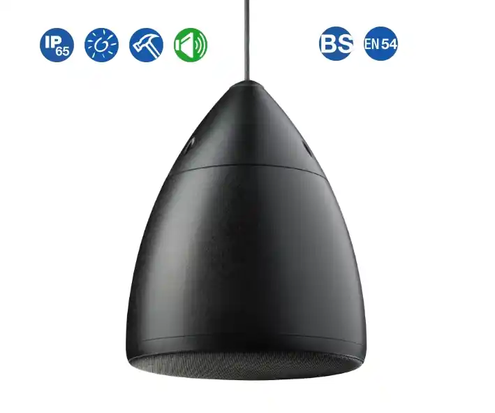 Kugellautsprecher 260mm 60W 8ohm 2wege Bassreflex mit 100V Übertrager Schwarz Beliebt