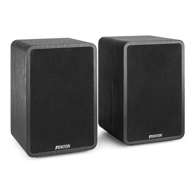 Geprüft Lautsprecherboxen 2x100W 4 Ohm Boxen Schwarz H310mm Paar
