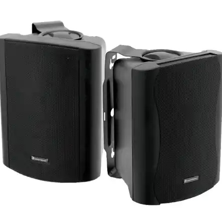 Lautsprecherboxen 2x80W 8ohm mit Bügel Schwarz Handgefertigt