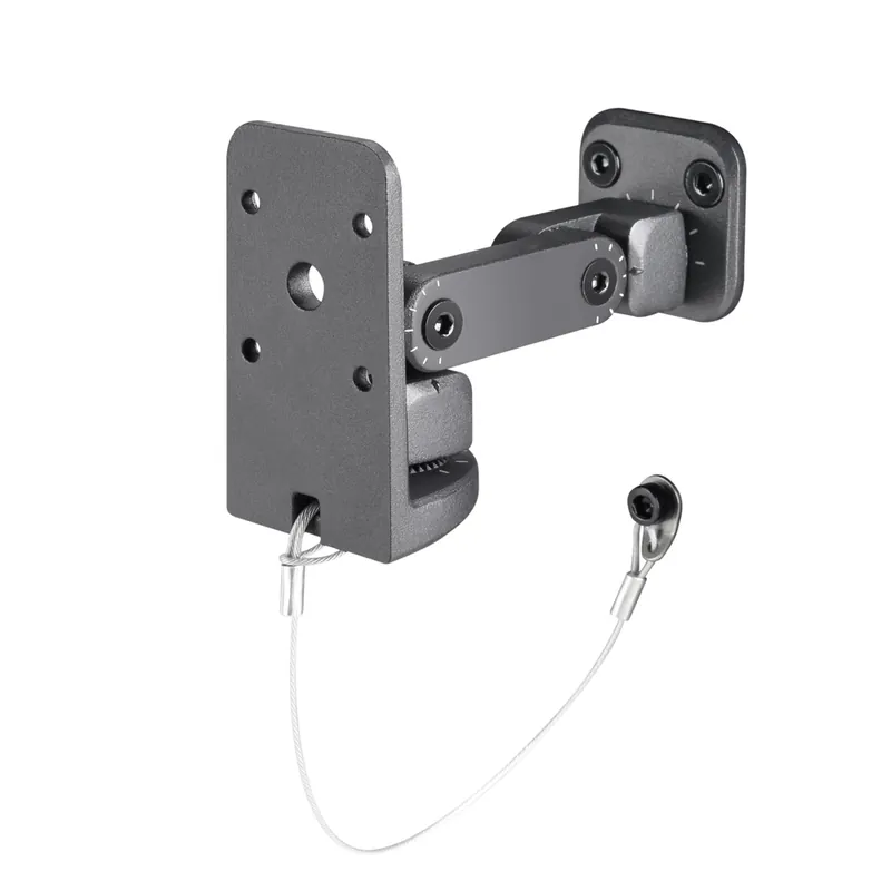 Lautsprecherhalter Wandhalter mit hoher Tragkraft bis 10Kg in Schwarz Super stabiler Metallhalterung Weltweiter Versand