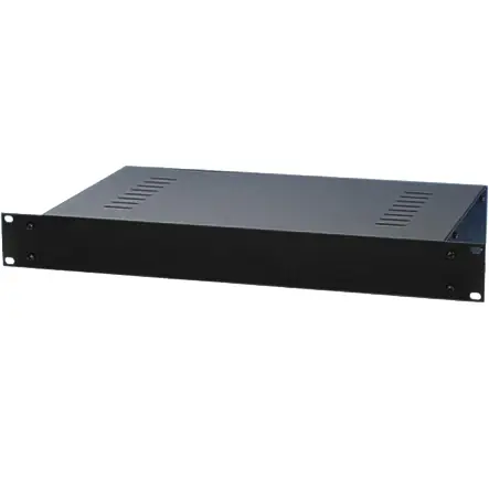 Leergehäuse 1HE 482mm ( 19zoll Gehäuse ) 482x250x44mm Schwarz Meistverkauft