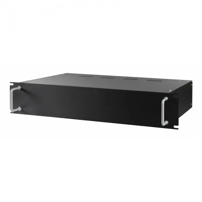 Leergehäuse 2HE 482mm ( 19zoll Gehäuse ) 482x290x88mm Schwarz Zertifiziert