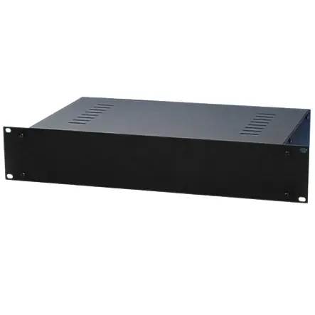 Leergehäuse 2HE 482mm ( 19zoll Gehäuse ) 482x304x88mm Schwarz Meistverkauft