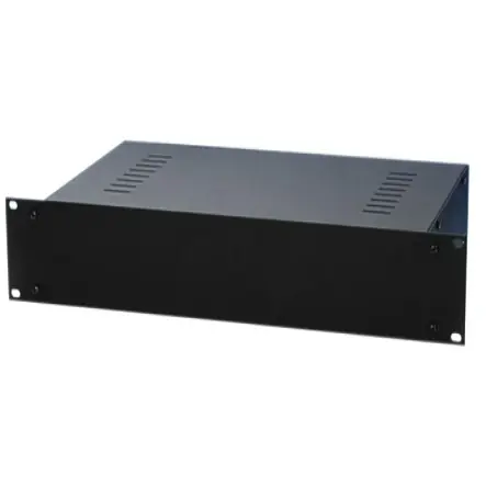 Kostenloser Versand Leergehäuse 3HE 482mm ( 19zoll Gehäuse ) 482x250x133mm Schwarz