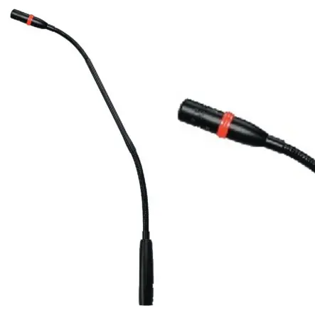 Letzte Chance Mikrofon mit Schwanenhals 450mm mit LED XLR und Phantom