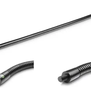 Jetzt Kaufen Mikrofon Schwanenhals 600mm mit 9mm 3/8zoll Gewinde Black Mikrofonhalter