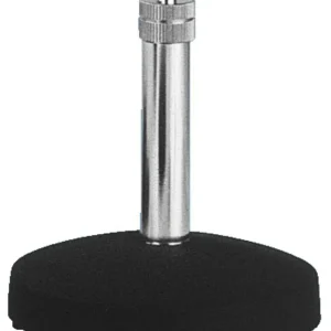 Mikrofon Tischständer mit Rundplatte Höhe 100mm Mikrofonhalter Rabatt