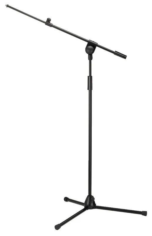 Mikrofonstativ Mikrofonständer 99-240cm mit 56-95cm Ausleger Schwarz Bodenstativ Exklusiv