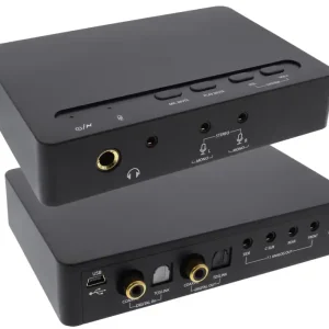 Nur Für Kurze Zeit Medienkonverter Audiowandler Ditital zu Analog Toslink SPDIF Klinke 7.1 Analog out