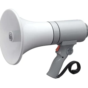 Meistverkauft Megafon ER1215 23W IPX5 Outdoor Indoor extra stabile Ausführung in Weiss-Grau
