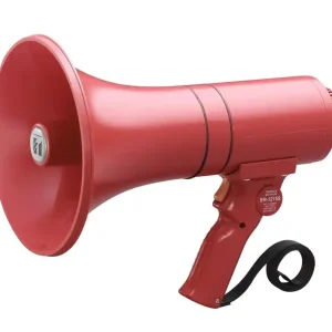 Schneller Versand Megafon ER1215S 23W Megaphon mit Sirene Ausführung ROT IPX5 Outdoor