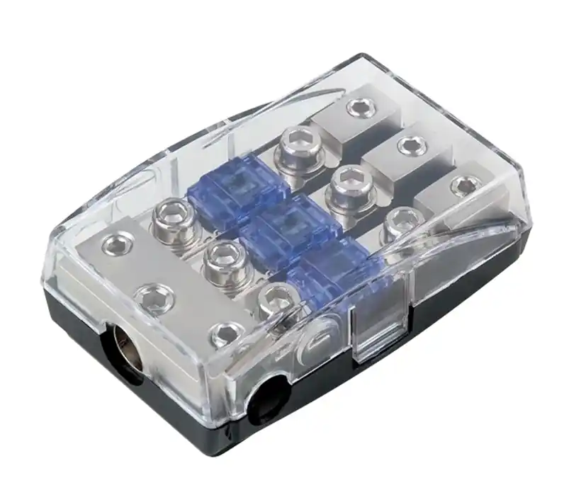 Mini-ANL 3-fach Sicherungshalter Einsatz 20A bis 175A Peak 450A Hochstrom tauglich Super-Preis