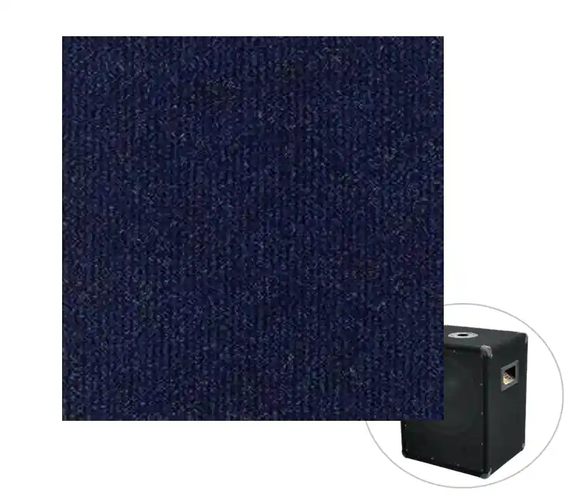 Mokett Bezugsstoff für PA-Boxen Kisten Oberflächen 200x180cm OCEAN-Blue 3,6qm Zertifiziert