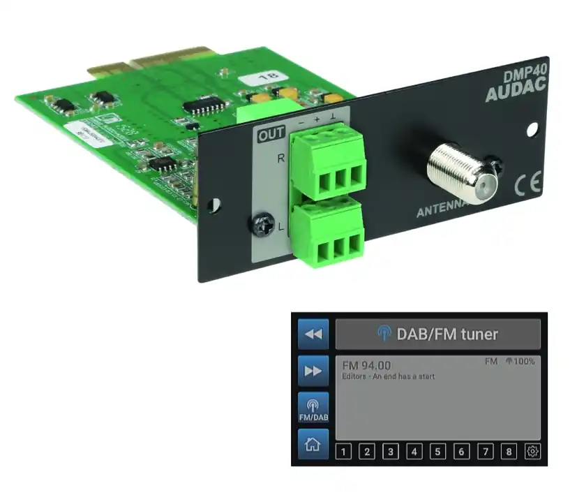 Multiroom Streaming Steckmodul DMP42 für DAB-DAB+-UKW-FM Radio zu XMP44 Basisgerät Großhandel