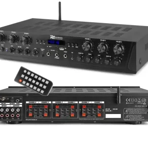 Multiroom Verstärker 12x50W 6-Zonen Verstärker mit UKW USB SD Bluetooth Toslink Angebot