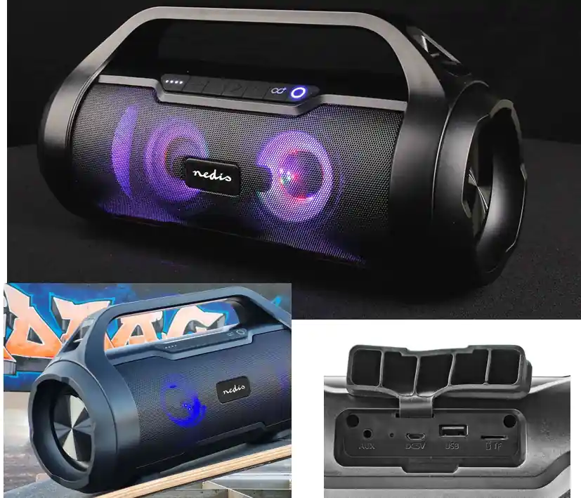 Bestseller Musikanlage USB MP3 Bluetooth Siri Aux 120W mit Lithium-Akku bis 6-Stunden Spielzeit BB310