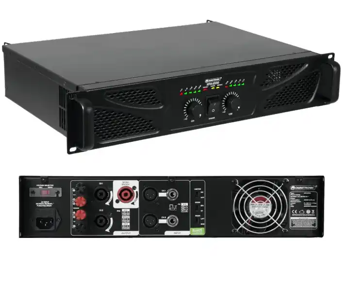 PA-Verstärker XPA-1200 19zoll PA-Endstufe 1200W Bridged 2x600W Stereo Kostenloser Versand